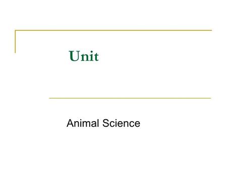 Unit Animal Science. Problem Area Aquaculture Lesson Factors Affecting Dissolved Oxygen in Water.