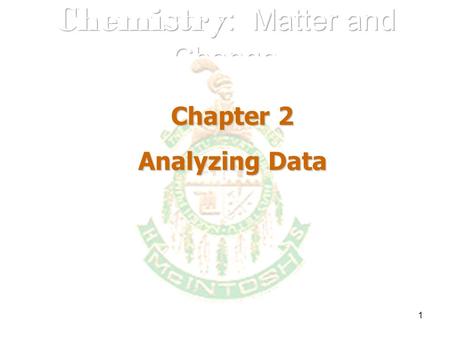 Chemistry: Matter and Change