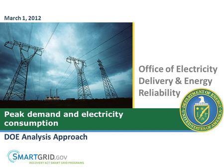 Introduction Build and impact metric data provided by the SGIG recipients convey the type and extent of technology deployment, as well as its effect on.