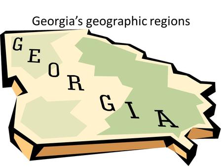 Georgia’s geographic regions