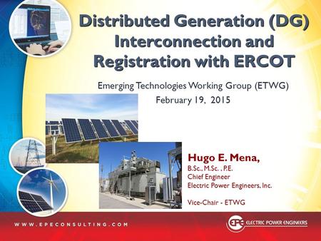 Distributed Generation (DG)