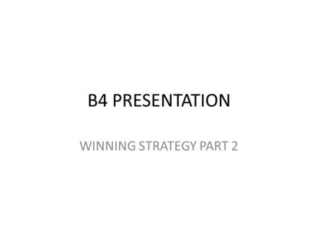 B4 PRESENTATION WINNING STRATEGY PART 2. Contents Outline Of CSR Concept Of CSR CSR Best Practices Waveriders CSR Policy CSR & Organizational Vision Waveriders.