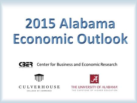 Center for Business and Economic Research. 2 Not Seasonally Adjusted Seasonally Adjusted Civilian Labor Force2,108,6022,109,059 Percent Change from Year.