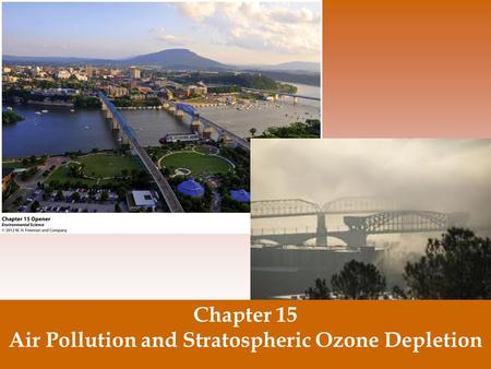 Air Pollution and Stratospheric Ozone Depletion