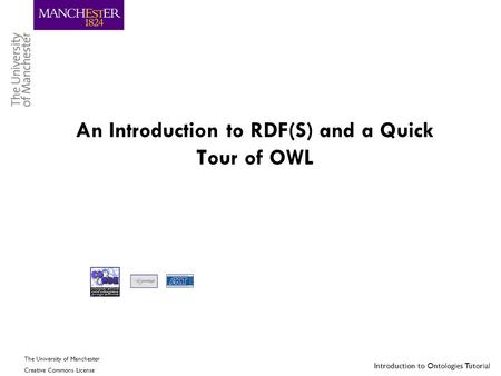 An Introduction to RDF(S) and a Quick Tour of OWL