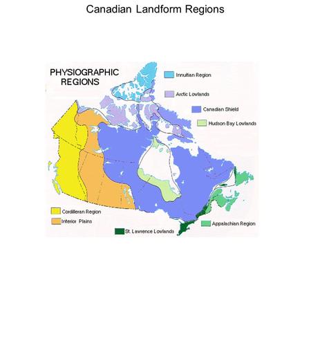 Canadian Landform Regions