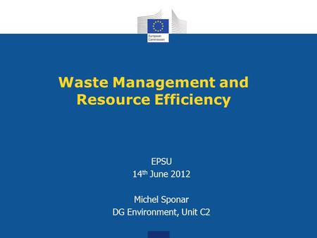 Waste Management and Resource Efficiency