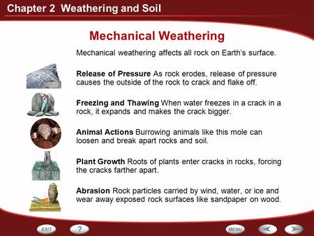 Mechanical Weathering