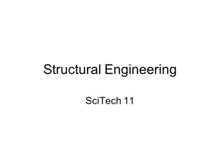 Structural Engineering