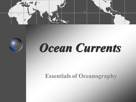 Essentials of Oceanography