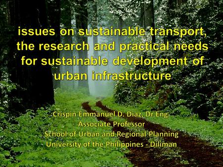 Infrastructure and development planning Sectoral specialization of government agencies affects process of identifying development projects (planning system)