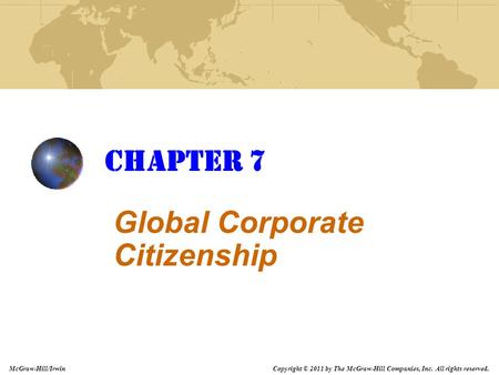 Global Corporate Citizenship