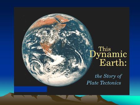 Earth’s Topographic Regions Continental Shields.