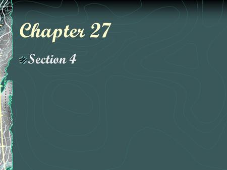 Chapter 27 Section 4. Urban Poor: White Flight Millions middle-class white Americans fled cities for the suburbs Rural poor migrated into cities Urban.