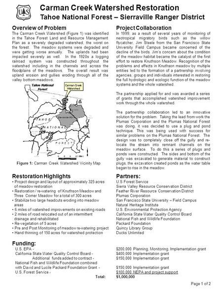 Project Collaboration In 1999, as a result of several years of monitoring of neotropical migratory birds such as the willow flycatcher, Jim Steele from.