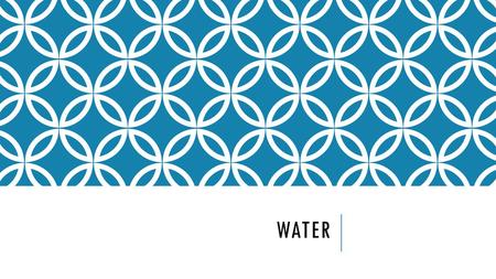 WATER. UNDERGROUND WATER Porosity: measure of how much of a rock is open space. This space can be between grains or within cracks of a rock Permeability: