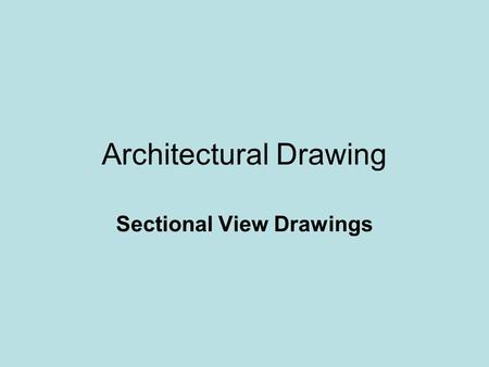 Architectural Drawing