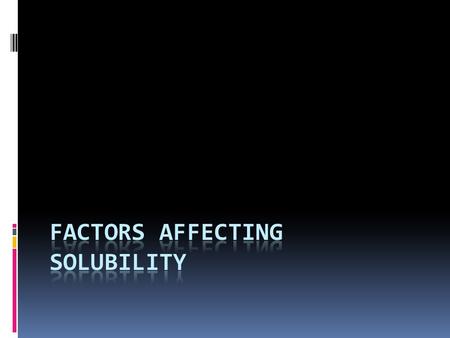 Solubility Products Consider the equilibrium that exists in a saturated solution of BaSO 4 in water: BaSO 4 (s) Ba 2+ (aq) + SO 4 2− (aq)