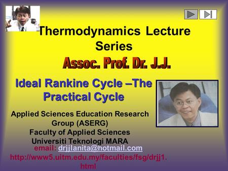 Thermodynamics Lecture Series    Applied Sciences Education.