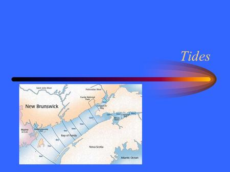 Tides. Gravity Earth’s gravity holds water to the surface. With no moon, sea level would be the same everywhere. The Moon’s gravity pulls Earth and its.