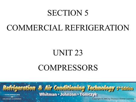 COMMERCIAL REFRIGERATION