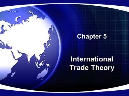 International Trade Theory