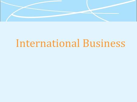 International Business