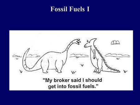 Fossil Fuels I. Possible Questions 1. 1.Describe the processes that formed coal, oil, and natural gas, and explain why these energy sources are considered.