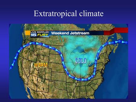 Extratropical climate. Review of last lecture Mean state: The two basic regions of SST? Which region has stronger rainfall? What is the Walker circulation?