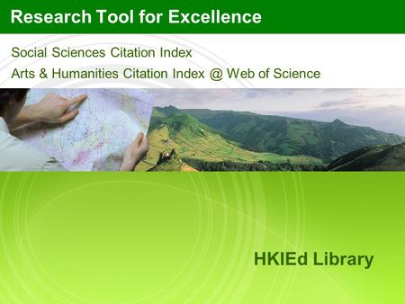 Research Tool for Excellence