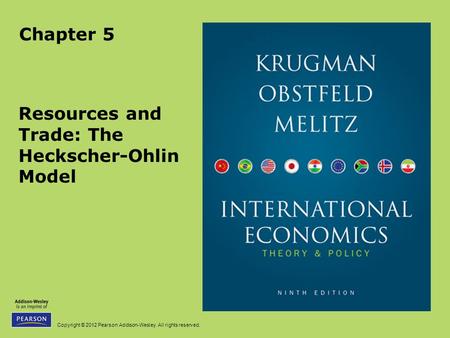 Resources and Trade: The Heckscher-Ohlin Model