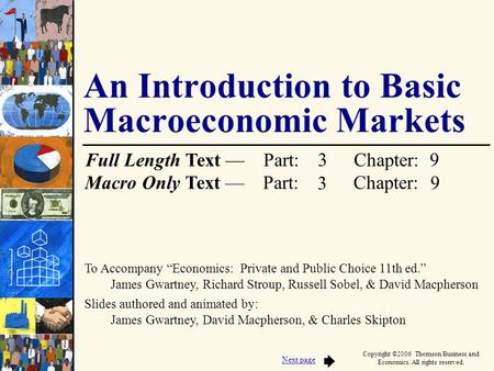 An Introduction to Basic Macroeconomic Markets