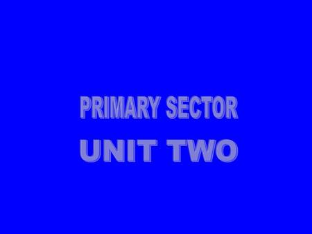 PRIMARY SECTOR UNIT TWO.