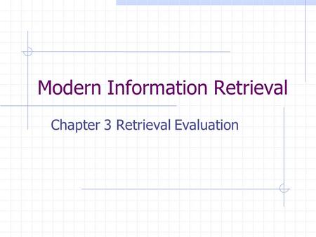 Modern Information Retrieval