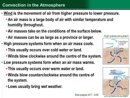 Convection in the Atmosphere