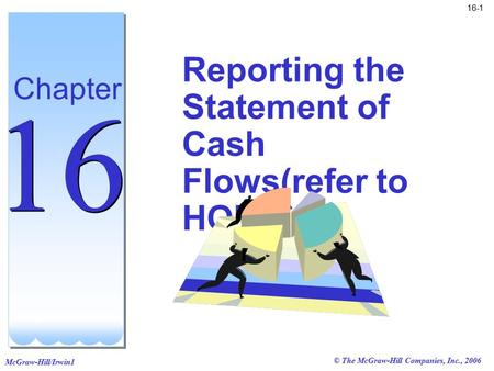 © The McGraw-Hill Companies, Inc., 2006 McGraw-Hill/Irwin1 16-1 Reporting the Statement of Cash Flows(refer to HOU’s) Chapter 16.