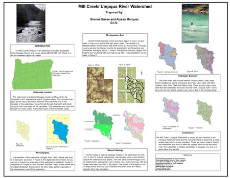 General Geology The four types of bedrock geology located in the watershed are OW, Tss, Tt, and Ty, marine sedimentary rocks located more in the northern.