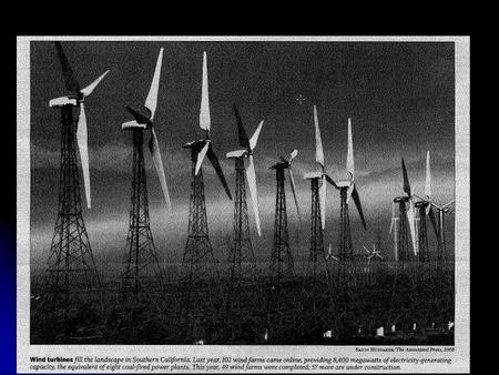 Winds of Change “The US has entered a new energy era, ending a century of rising carbon emissions”  way too soon to know “The US has entered a new energy.