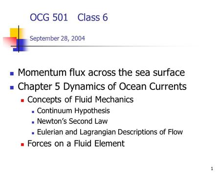 Momentum flux across the sea surface