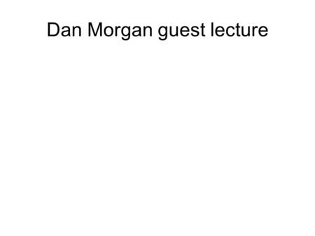 Dan Morgan guest lecture. Hubbert’s peak refers to world production of… 1.Food 2.CO2 3.Oil 4.Copper.