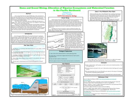 Introduction Out of the nearly 75,000 dams in the lower 48, the Pacific Northwest contains about 2,048 and many are adding to river degradation, as affected.