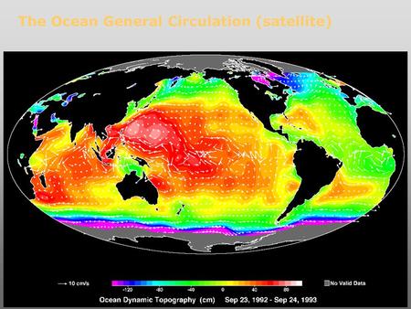 The Ocean General Circulation (satellite)