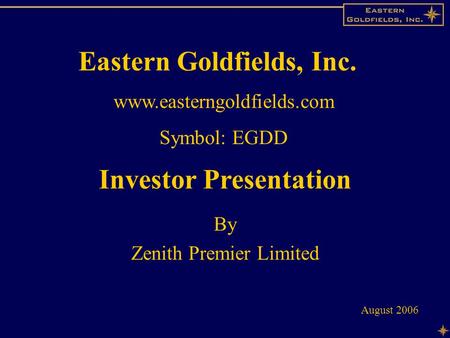 Investor Presentation