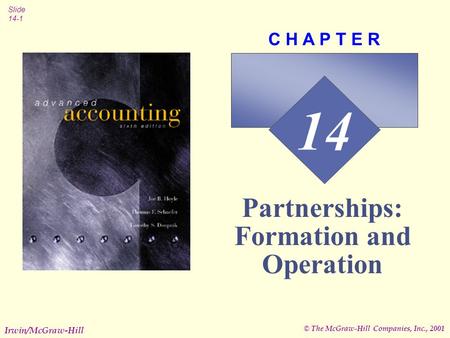 Partnerships: Formation and Operation