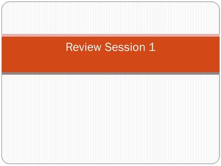 Review Session 1. Measuring Evapotranspiration Lysimeter – a large container holding soil and plants. Mass Balance: Debate: Pros/Cons.