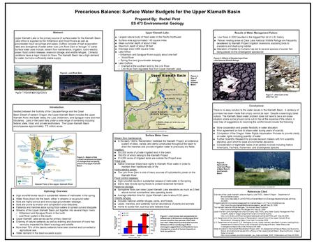 Introduction: Nestled between the foothills of the Cascade Range and the Great Basin Desert of eastern Oregon, the Upper Klamath Basin includes the upper.