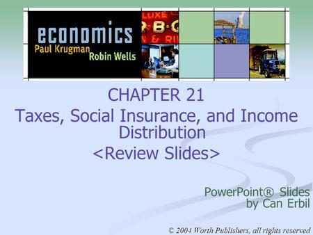 Taxes, Social Insurance, and Income Distribution <Review Slides>