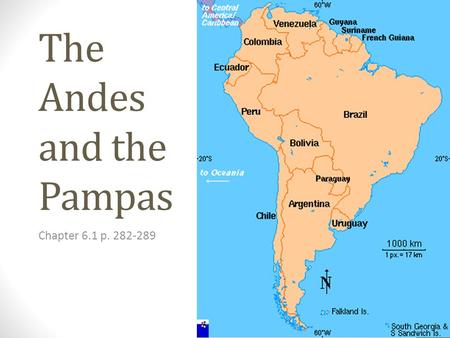 The Andes and the Pampas