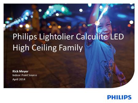 Philips Lightolier Calculite LED High Ceiling Family