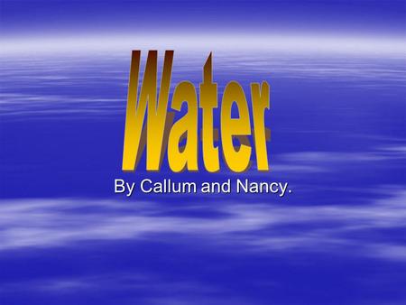 By Callum and Nancy.. Where our water usage places are in FFPS This is where our water usage is in our School. We went round our school and marked down.